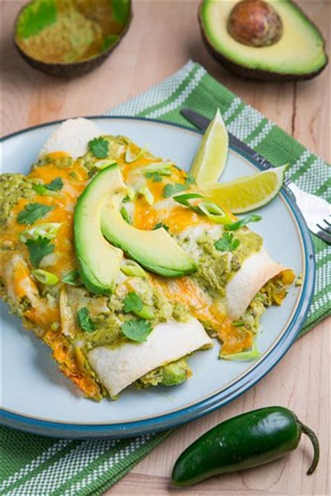 Chicken And Avocado Enchiladas In Creamy Avocado Sauce Closet Cooking