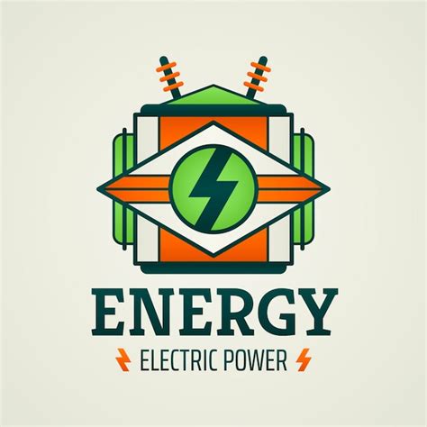 Plantilla De Dise O De Logotipo De Energ A Degradada Vector Gratis