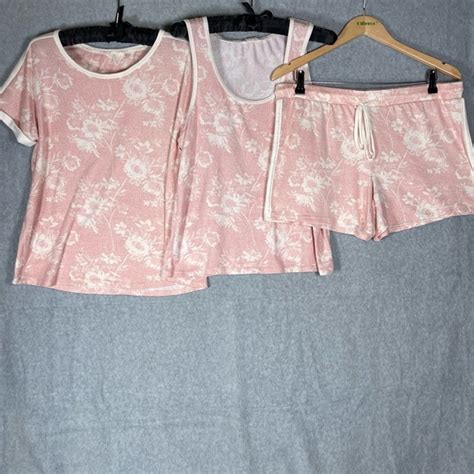 Lucky Brand Intimates Sleepwear Lucky Brand Pc Floral Pink Soft