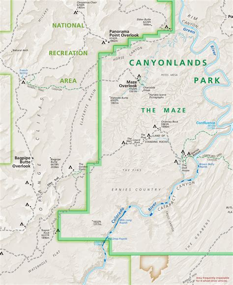 Canyonlands Maps and Guide | NPMaps.com - just free maps, period.