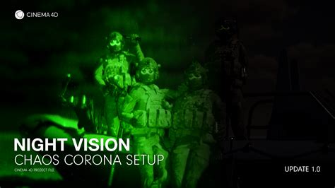 Realistic Night Vision Effect In Chaos Corona And After Effects