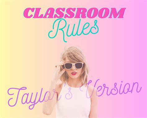 Bundle Taylor Swift Classroom Rules Voice Level Classroom Management