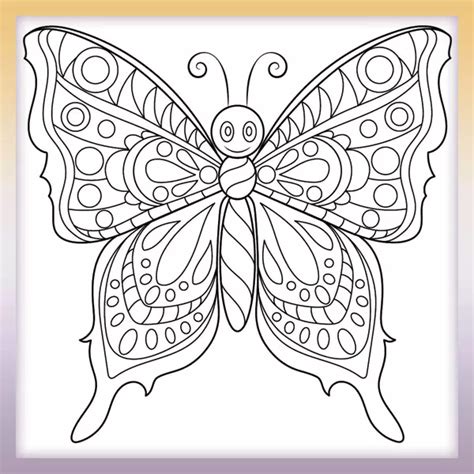 Butterfly Mandala – Coloringbook.pics