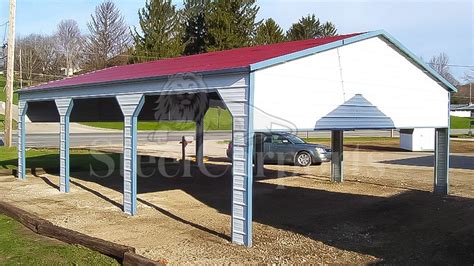 X X Aframe Side Entry Carport