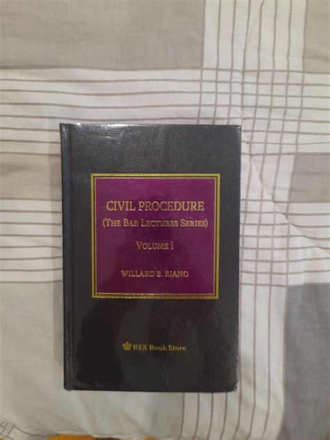 Civil Procedure Riano Vol 1 2019 Law School Book Hobbies Toys