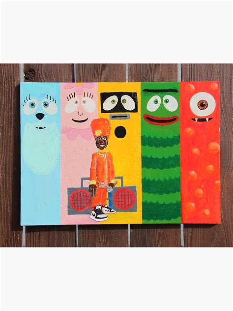 Yo Gabba Gabba Original Art Poster For Sale By Elvin1 Redbubble