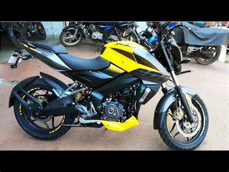 2019 Bajaj Pulsar Ns 200 Abs Yellow Colour Launched At Rs 112 Lakh