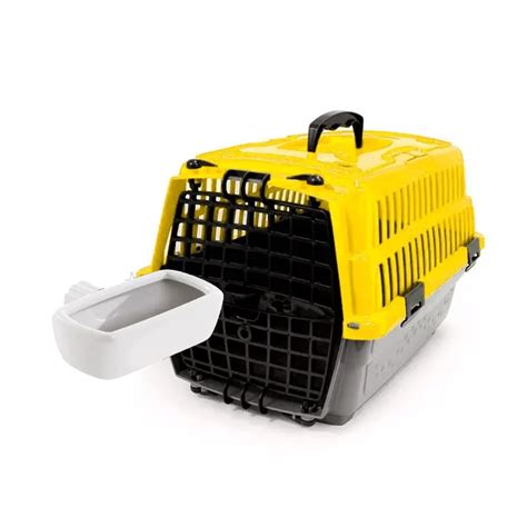 Caixa De Transporte Panther Bebedouro Plast N Pet C O Cachorro