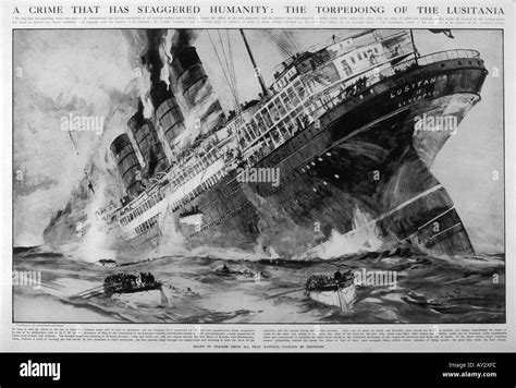 Lusitania 1915 Hi Res Stock Photography And Images Alamy