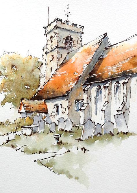 300 Buildings Ideas In 2021 Watercolor Art Watercolor Landscape