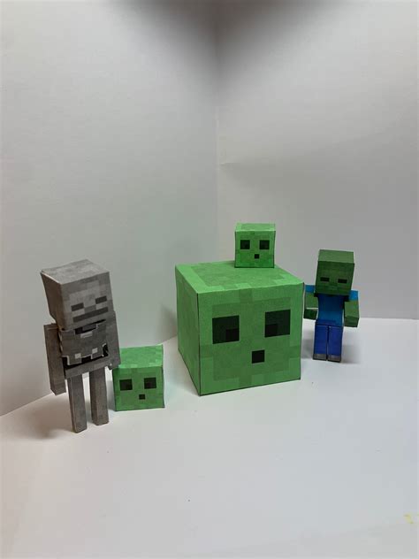 Minecraft Paper Block T Idea Minecraft Character Paper Instant Download Print To Print