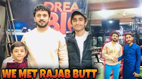 We Met Rajab Butt Aaj Rajab Bahi Ki Gym Par Gaye Viralvideo