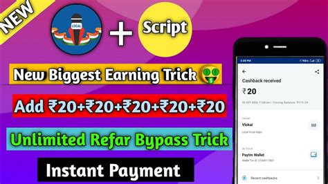 New Earning App Earn Free Paytm Cash Unlimited Refar Bypass