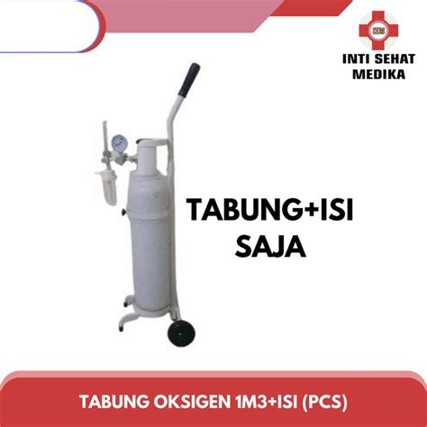 Jual Paket Tabung Oksigen 1m3 Lengkap Tabung Oksigen 1 Set Siap Pakai