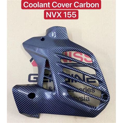 YAMAHA NVX 155 SCOOTER COOLANT COVER NET BLACK CARBON Shopee Malaysia