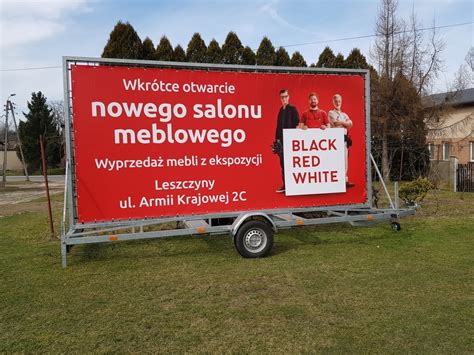 Reklama Mobilna Przyczepa Reklamowa Baner Wynajem Czerwionka