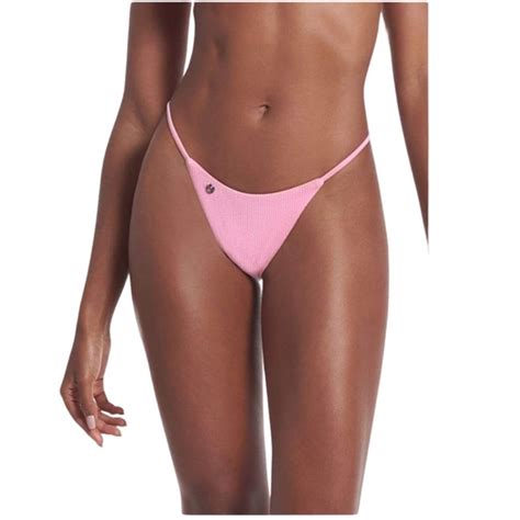 Maaji Swim Maaji Rose Lemonade Micro Mini Single Strap Bikini