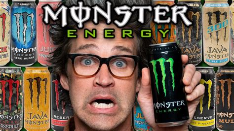 We Tried Every Monster Energy Drink Flavor Youtube