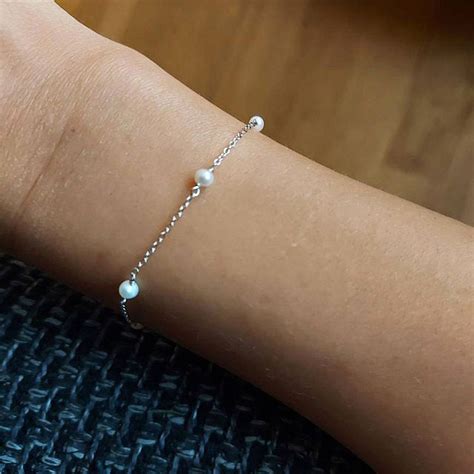 Pulsera Perlas Plata Comprar Joyas Con Perlas Cultivadas