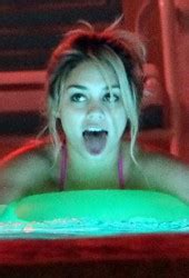 Vanessa Hudgens In Bikini On Set Of Spring Breakers In Florida HawtCelebs