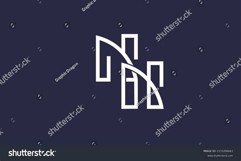 Alphabet Letters Initials Monogram Logo NH HN Royalty Free Stock