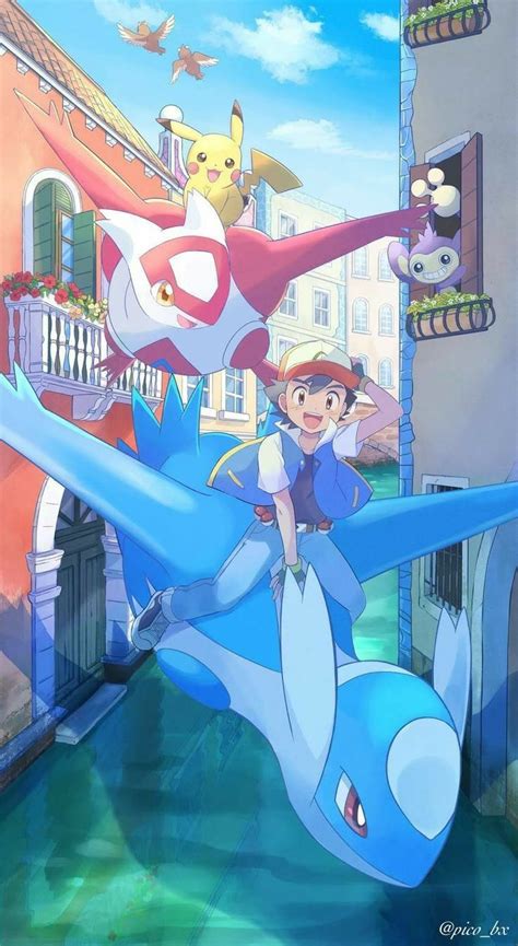 Latios And Latias With Ash And Pikachu Artofit