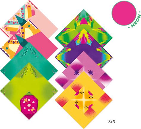 Djeco Tropics Origami Paper Craft Kit - Imagine That Toys