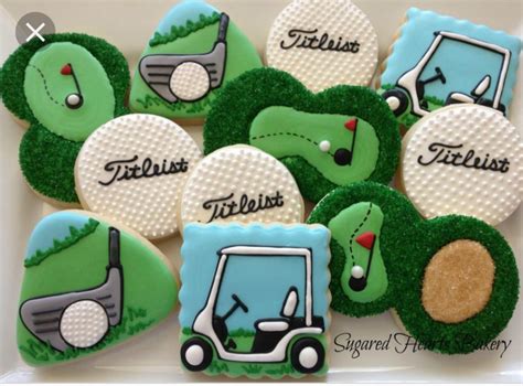 Pin By Kristin Mcnamara On Golf Golf Cookies Golf Themed Cakes Golf