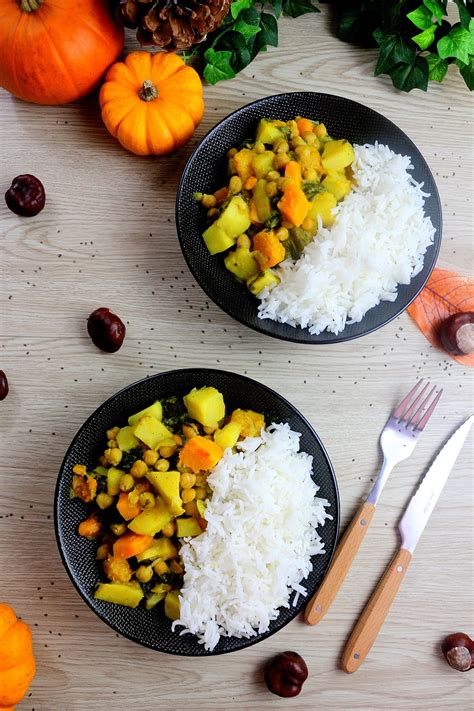 Curry vegan aux légumes d automne