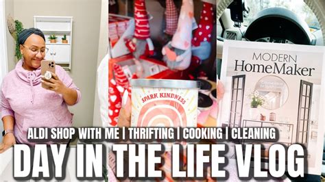 Weekly Vlog Aldi Shop With Me Thrift With Me Cook With Me Daily