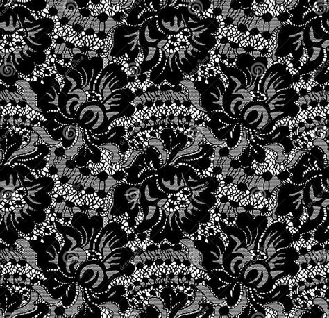 Seamless Vector Black Lace Stock Vector Illustration Of Decoration