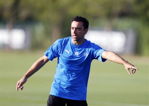 Las Imágenes De Xavi Como Entrenador El 18 De Julio De 2019