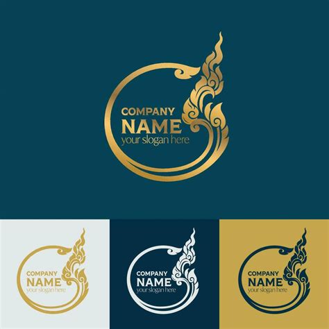 Logo Thai art traditional concept design background 25350613 Vector Art at Vecteezy