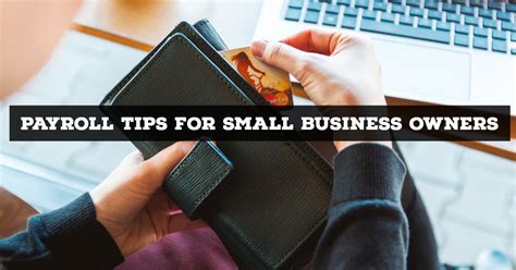 5 Payroll Tips For Small Business Owners Alron Enterprises Inc