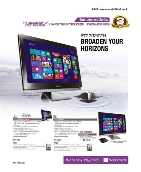 Sitex 2013 Asus Laptop Desktop And Gaming Pc Flyers In 2023 Flyer Asus