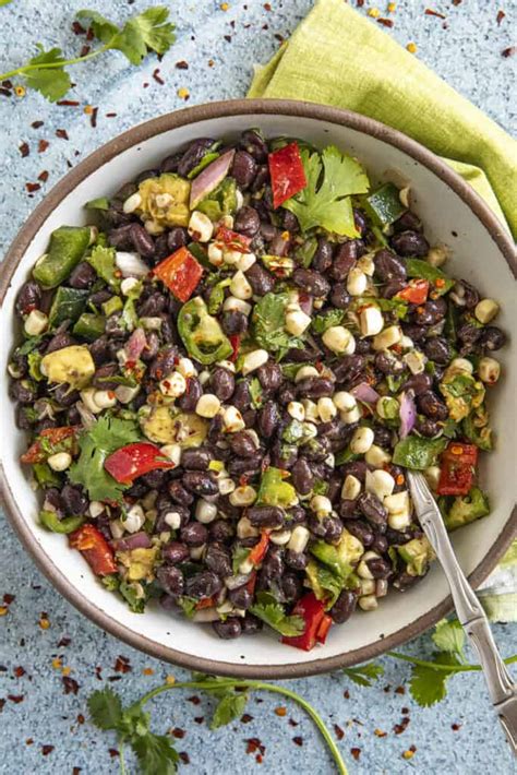 Black Bean Salad Recipe Chili Pepper Madness