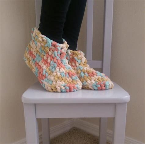 Cloud 9 Slippers Crochet Pattern The Lavender Chair Pdf File Only Instant Download Etsy Canada