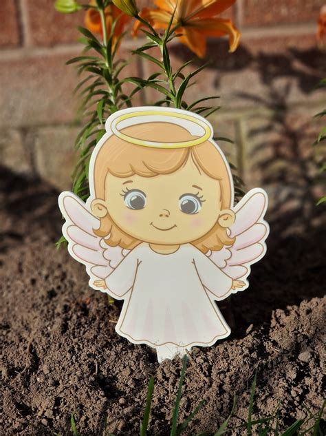 Angel Printed grave marker - Manchester Craft Blanks