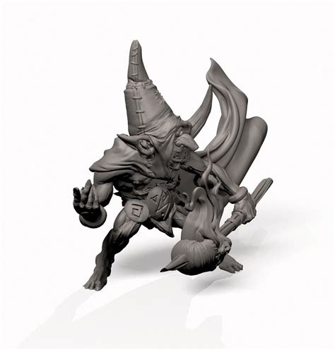 Goblin Warlock Unpainted Mini for Ttrpgs D&D Dnd Dungeons - Etsy