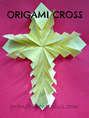 Origami Cross Cross Crafts Easter Crafts Origami Crafts