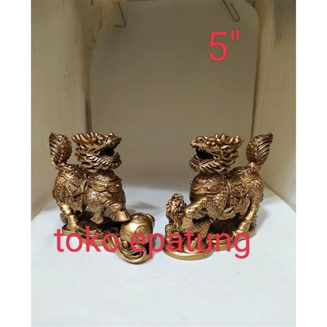 Jual Patung Pajangan Kilin Qilin Qi Lin Fiber Inch Shopee