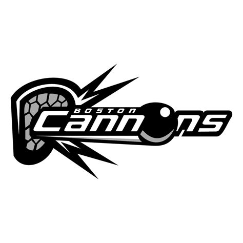 Boston Cannons Logo Black and White – Brands Logos