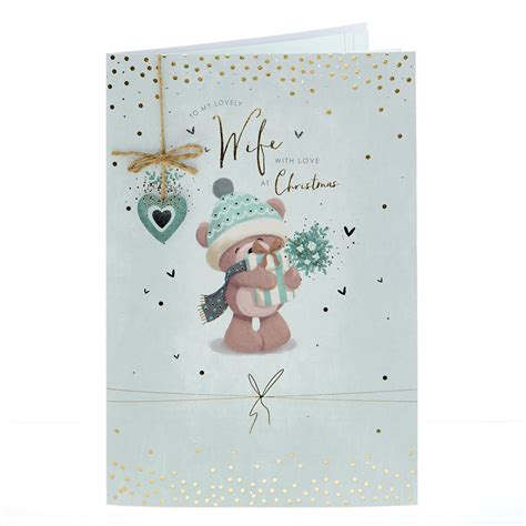 Buy Hugs Christmas Card Lovely Wife With Love For Gbp 1 99 Card