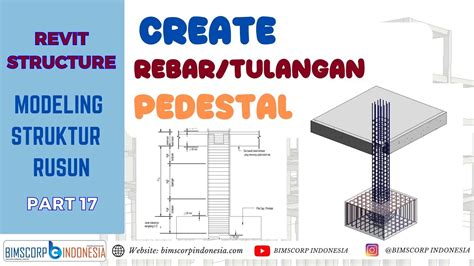 Membuat Tulangan Pedestal Di Revit Part Rusun Lantai Bimscorp