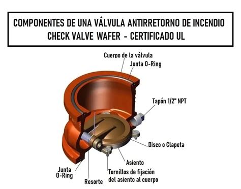 V Lvulas Swing Check Ul Fm Para Redes Contra Incendio Zensitec