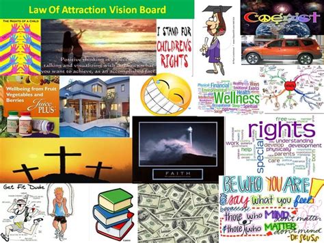 Collage Of Attraction Vision Board Law Of Attraction Emotional