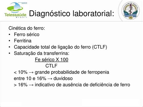 Cinetica Do Ferro Exames BRAINCP