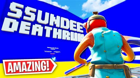 I Played The OFFICIAL SSUNDEE Deathrun! (Fortnite Creative Mode) - YouTube