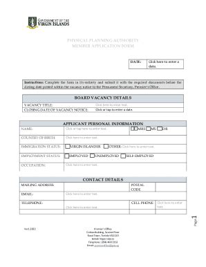 Fillable Online Bvi Gov Bvi Gov VgsitesdefaultPHYSICAL PLANNING