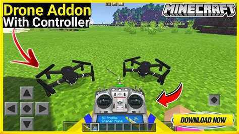 Drone Add On In Minecraft Pe Drone Mod For Minecraft Pe In Hindi